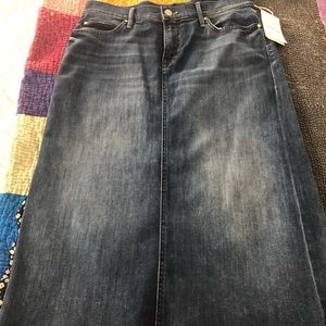 Mother Denim Skirt